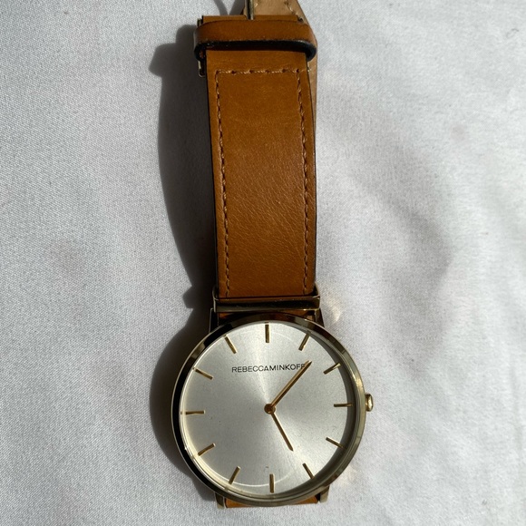 Rebecca Minkoff Major Leather Strap Watch - Picture 4 of 5